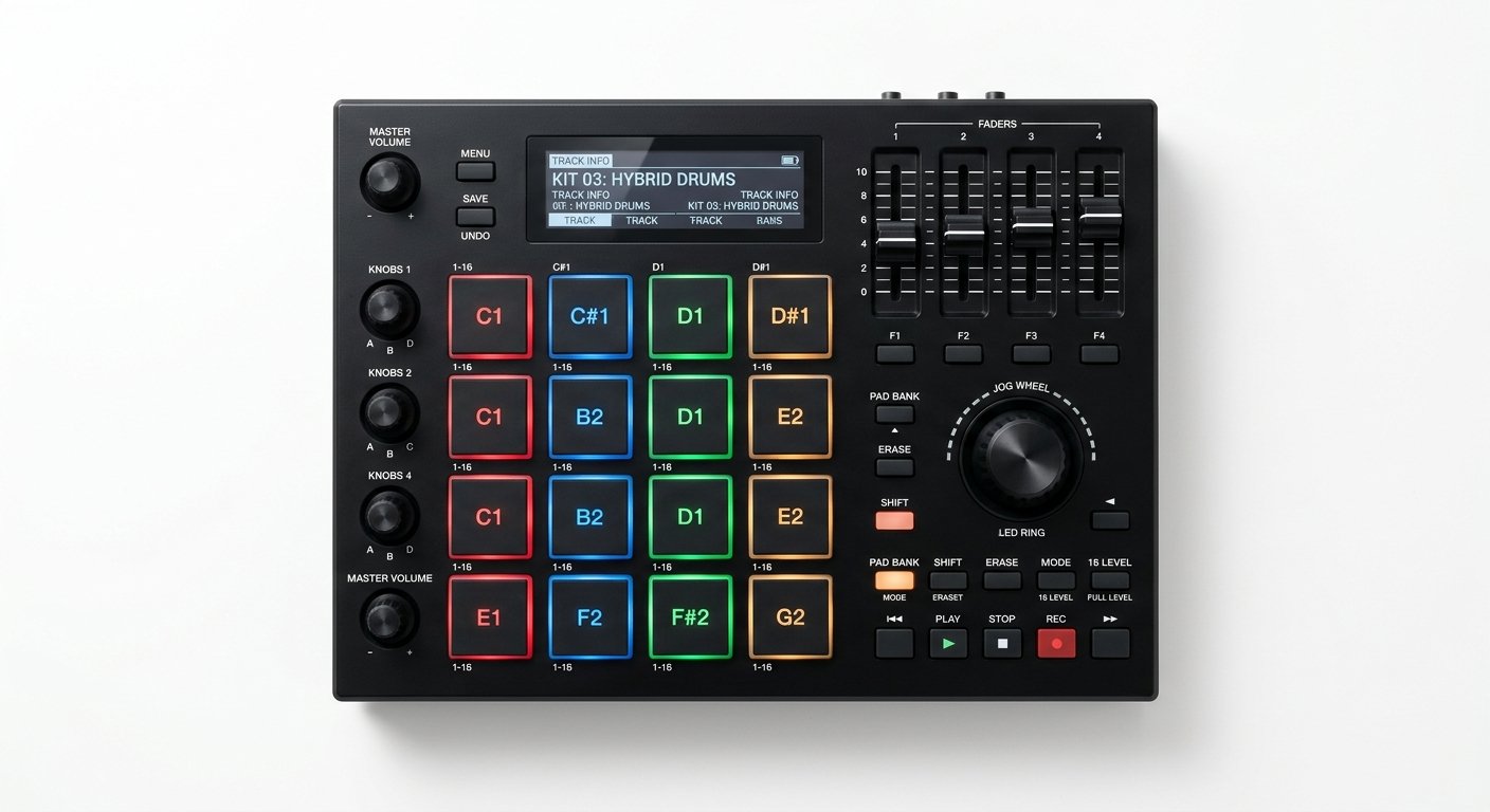 Akai MPD226 dedicated drum pad controller with 16 RGB pads