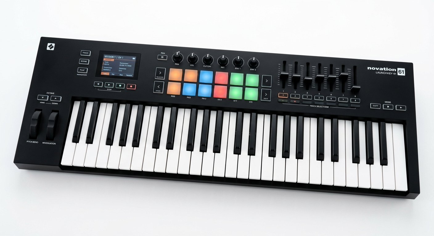 Akai MPK261 professional 61-key MIDI keyboard with 16 MPC pads