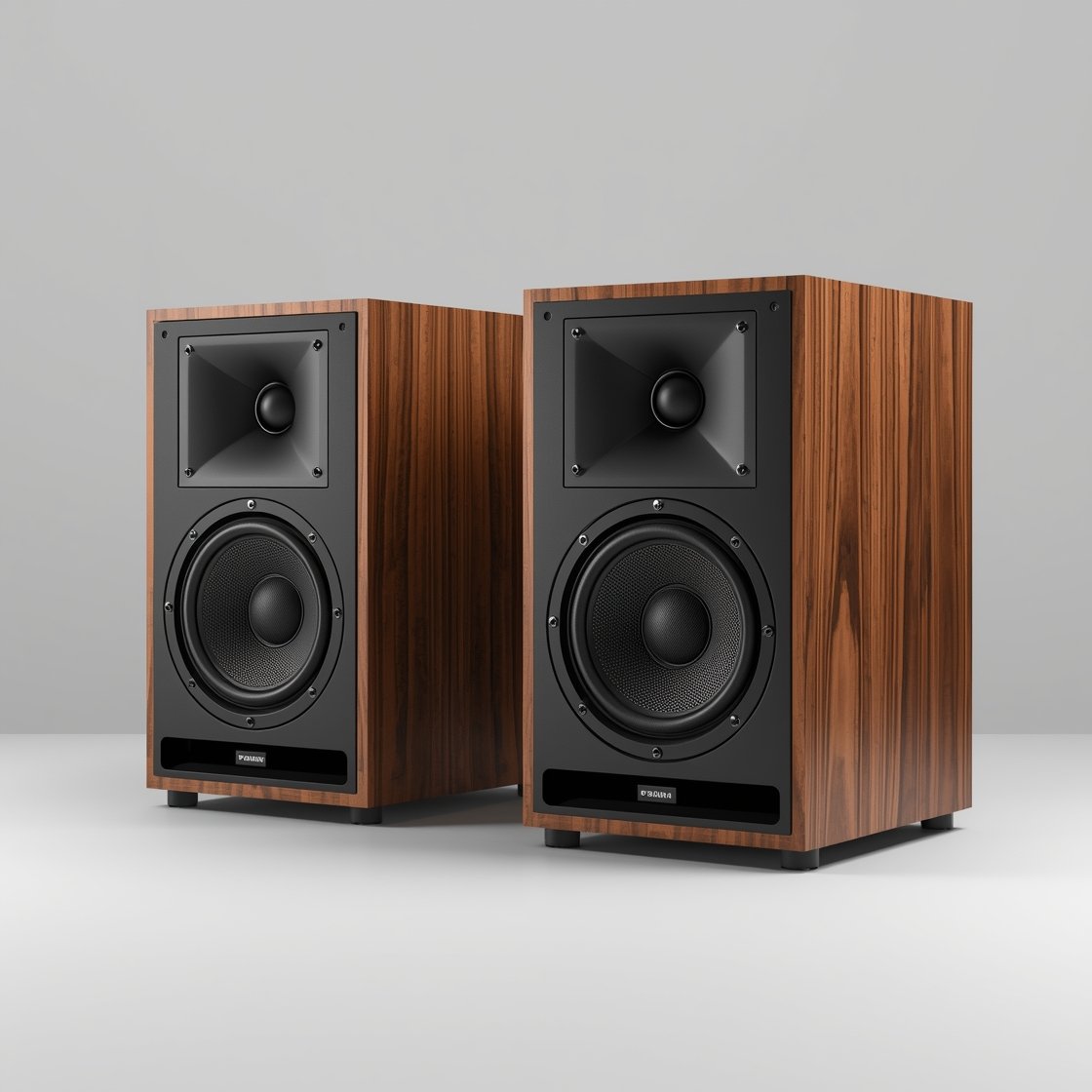 Focal Shape 65 premium studio monitors with wood side panels