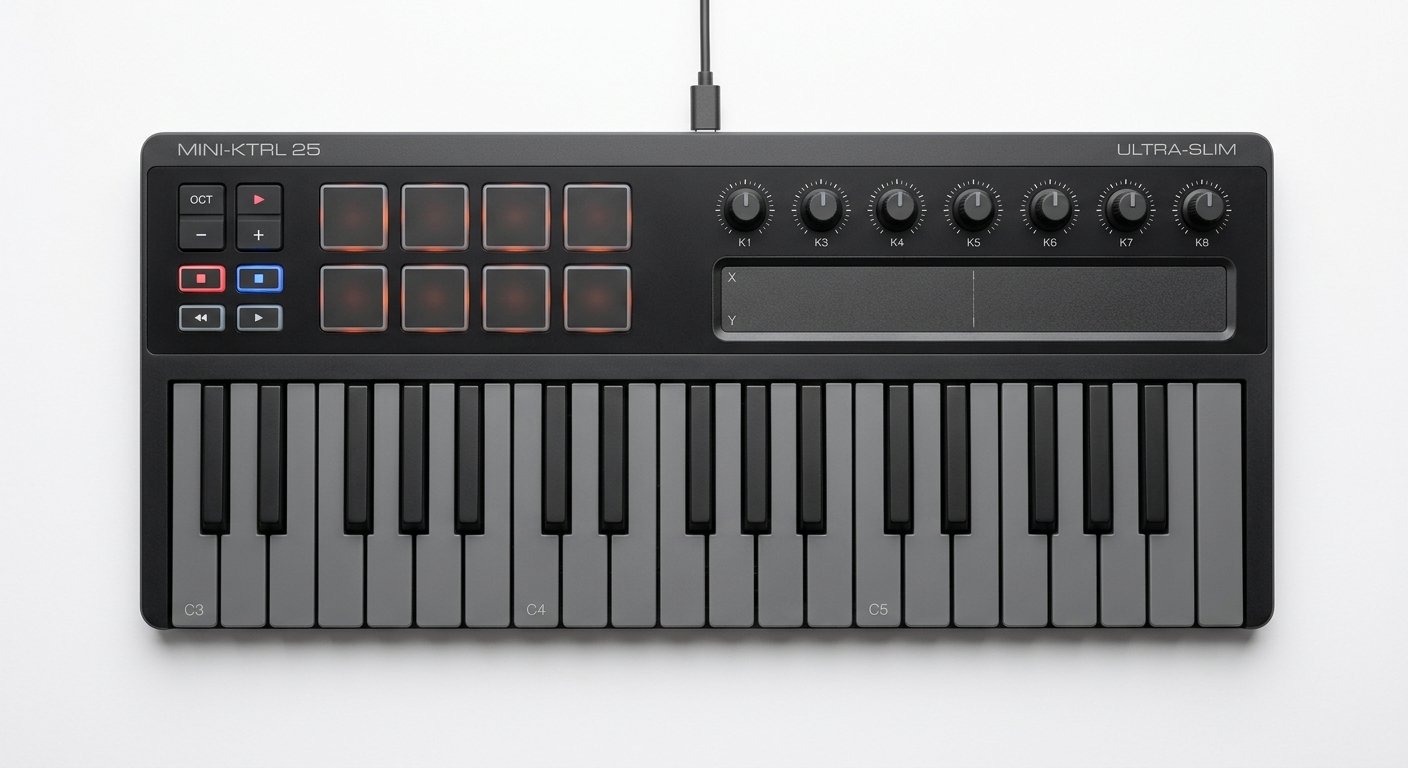 Korg nanoKEY Studio ultra-slim wireless Bluetooth MIDI keyboard