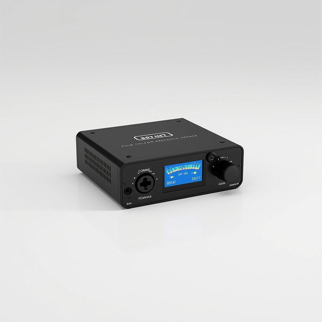 MOTU M2 audio interface with LCD metering display