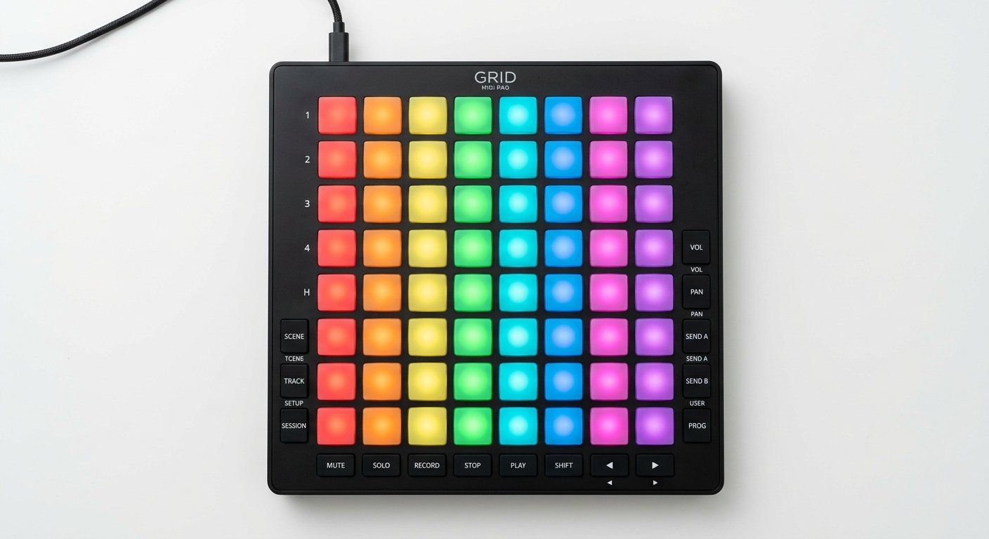 Novation Launchpad X 8x8 RGB pad grid MIDI controller for Ableton