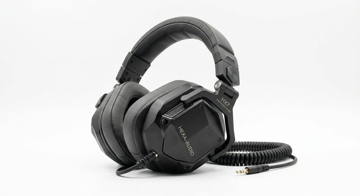 V-MODA Crossfade M-100 Pro premium DJ headphones with hexagonal cups